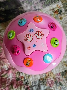 Amazon Pink Star Musical Learning Toy with Colorful Buttons